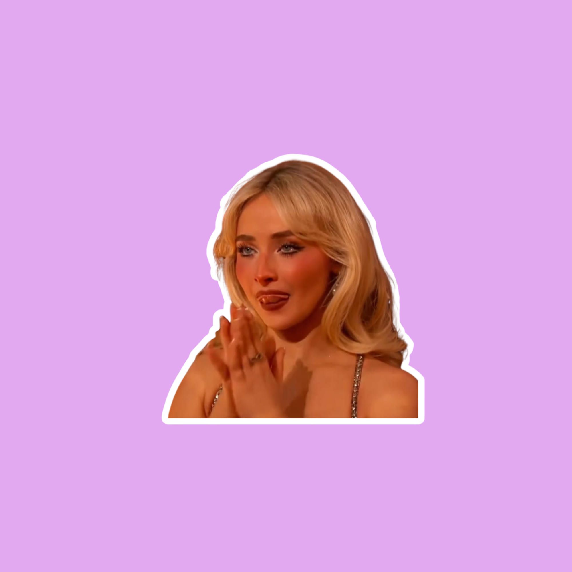 Sultry Sabrine Meme Sticker
