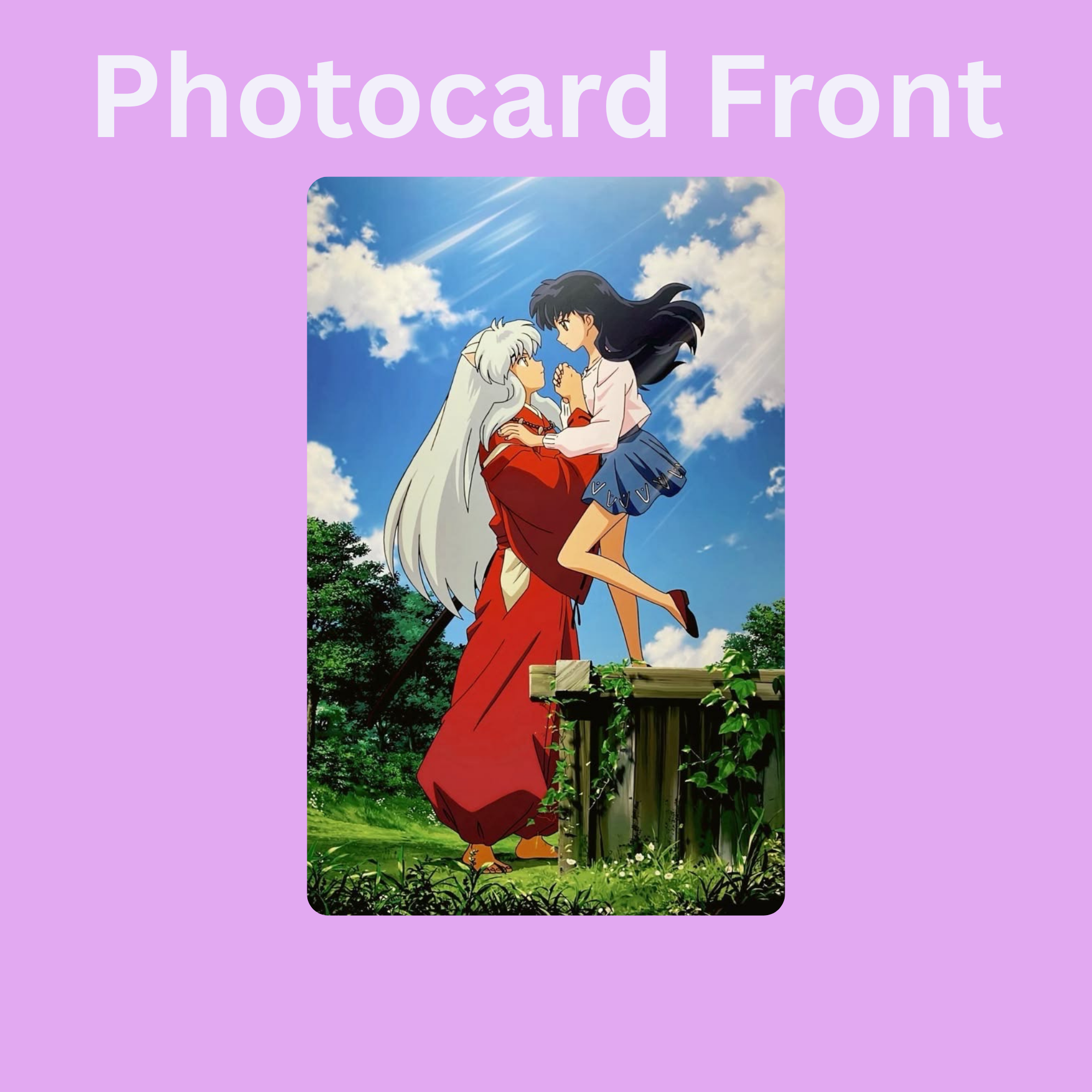 Inuyasha x Kagome Polaroid/Photocard