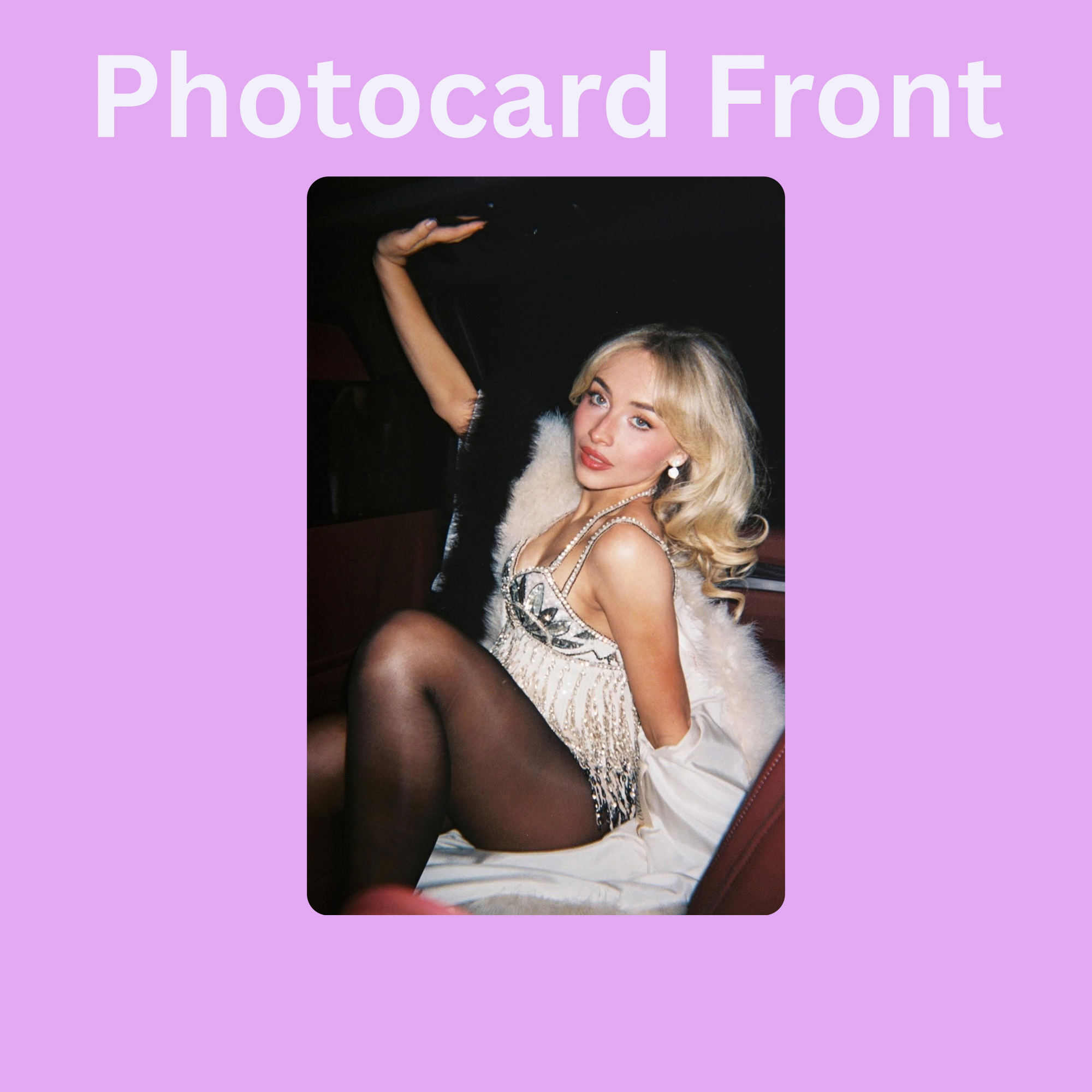 Sabrina Carpenter Polaroid/Photocard