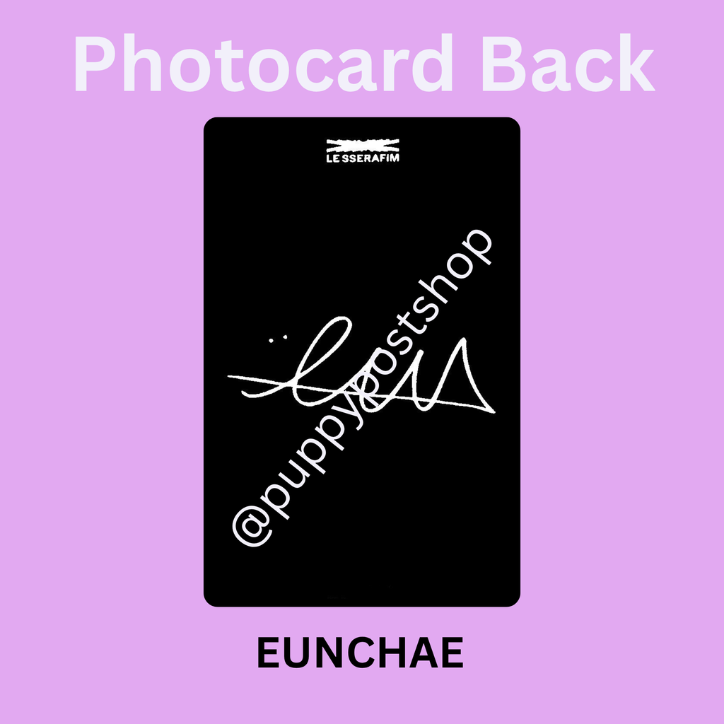 Le Sserafim Polaroid/Photocard