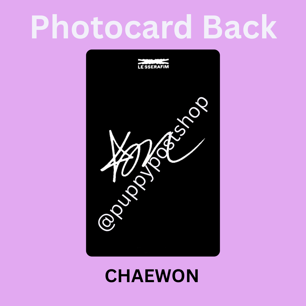 Le Sserafim Polaroid/Photocard