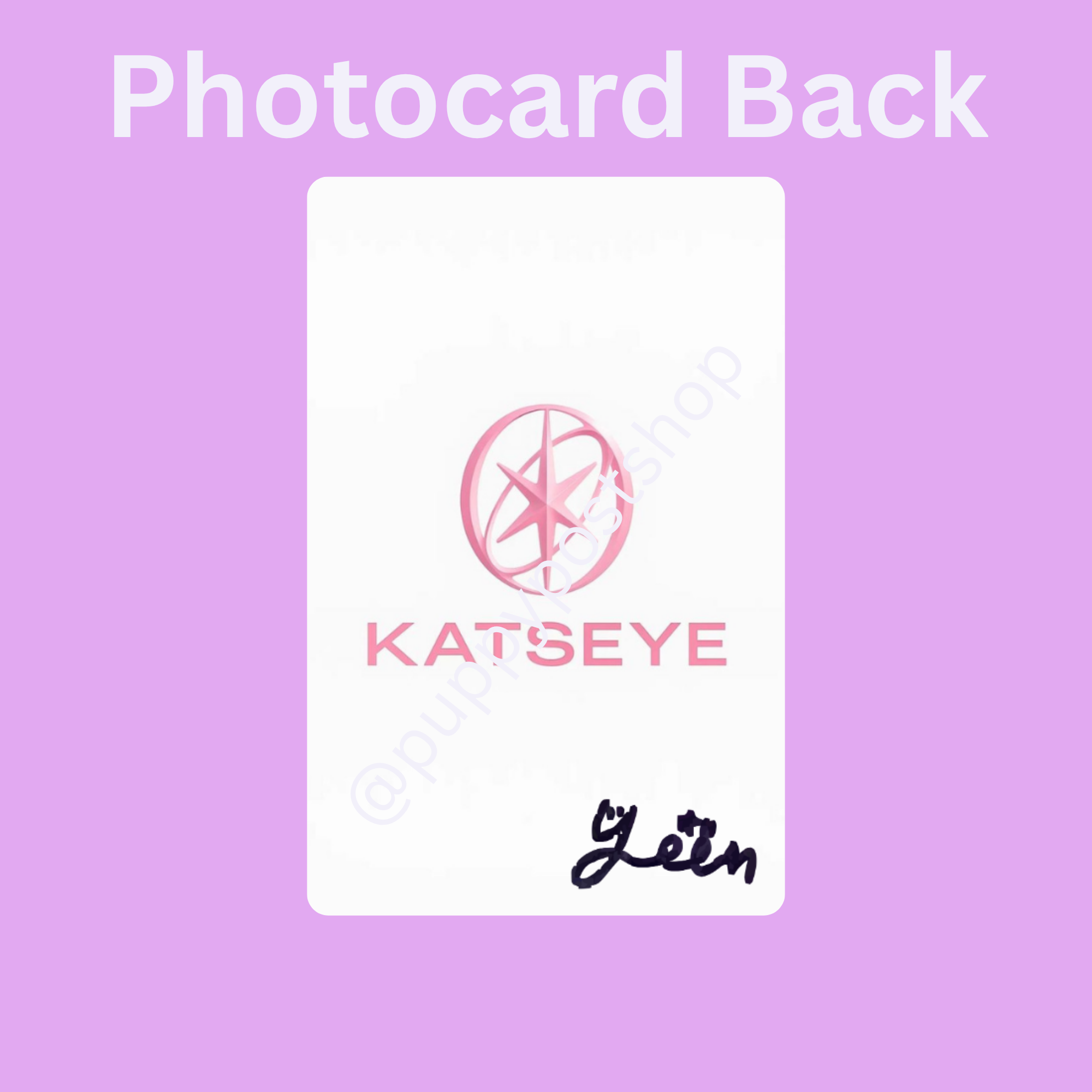 KATSEYE Yoonchae Polaroid/Photocard
