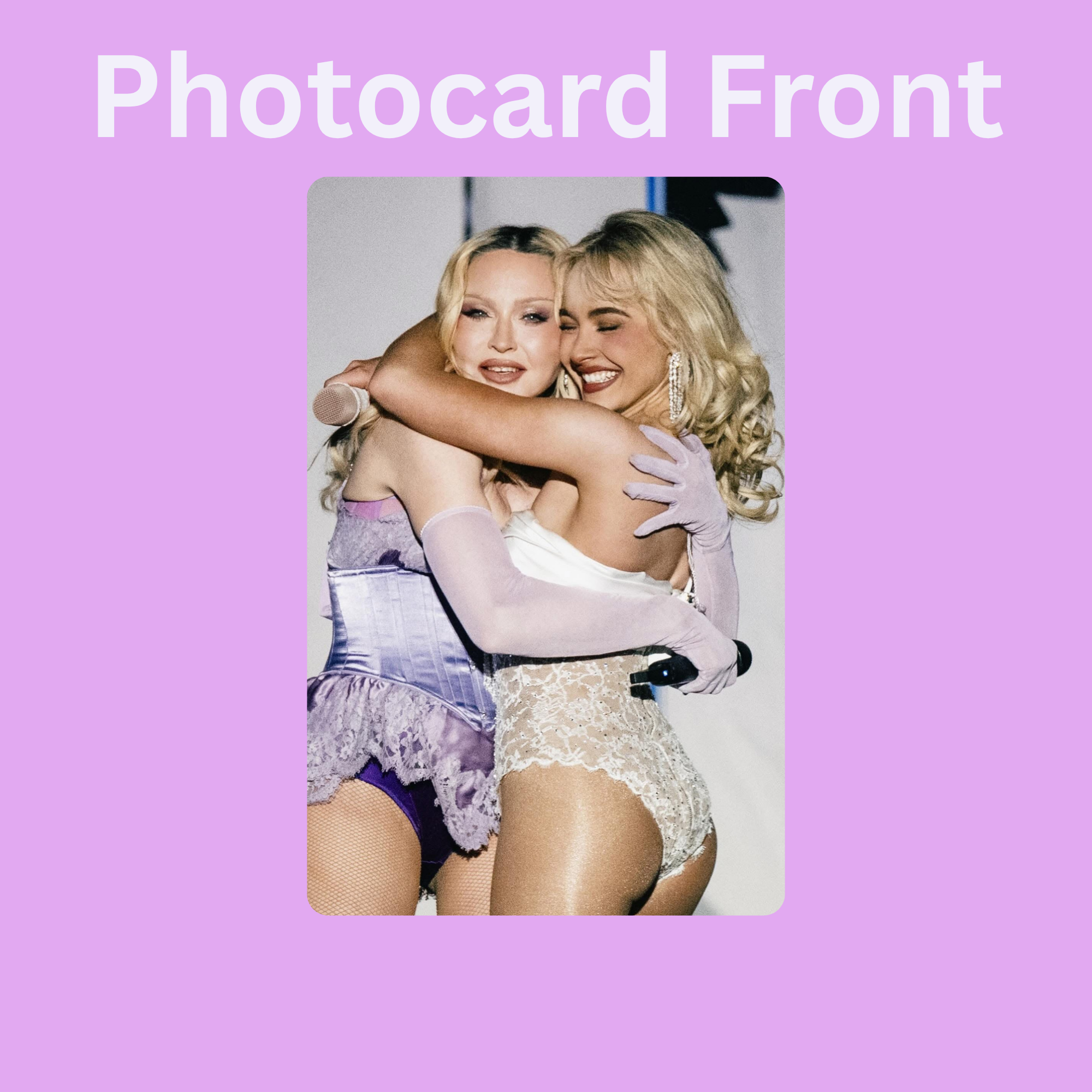 Sabrina Carpenter Polaroid/Photocard