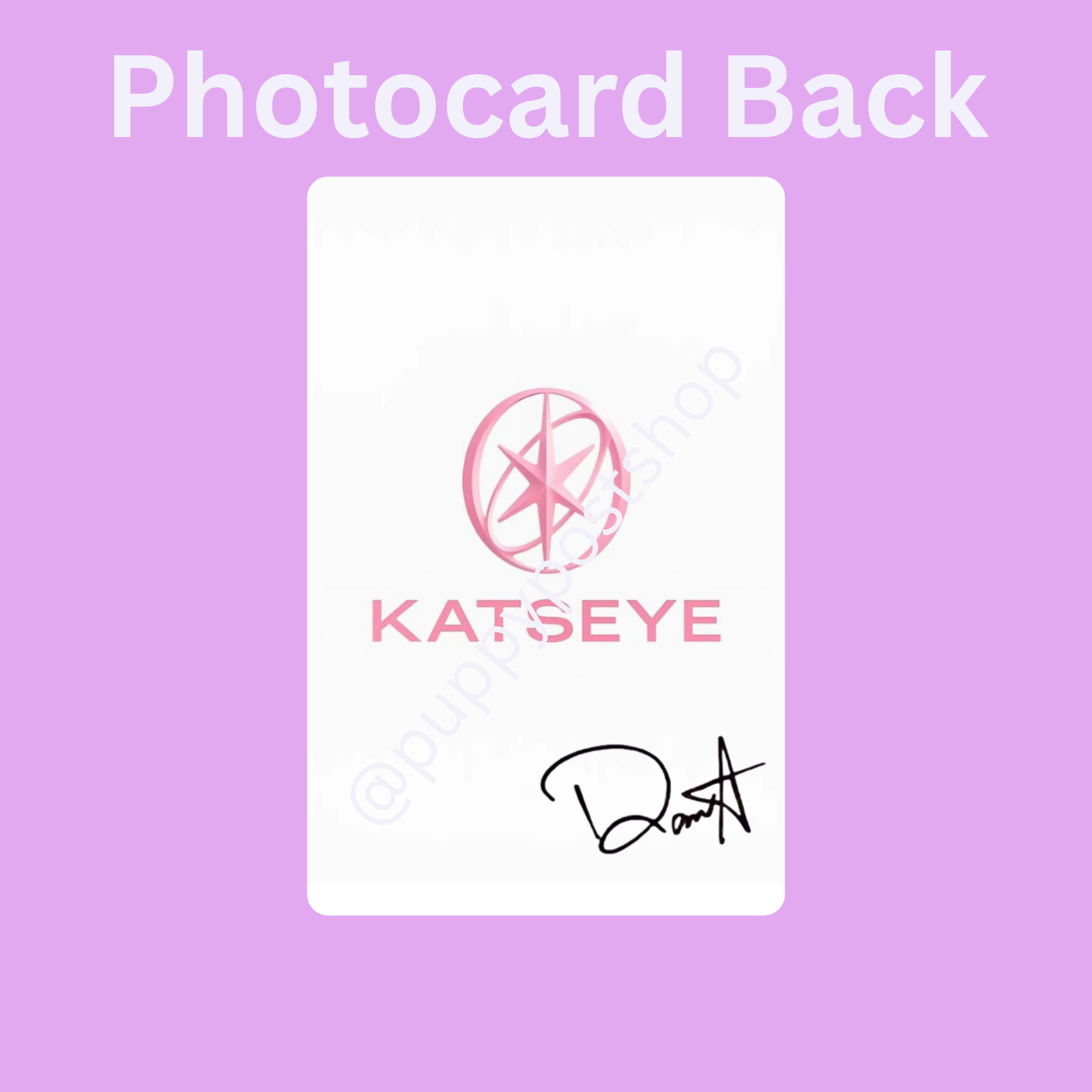 KATSEYE Daniela Polaroid/Photocard