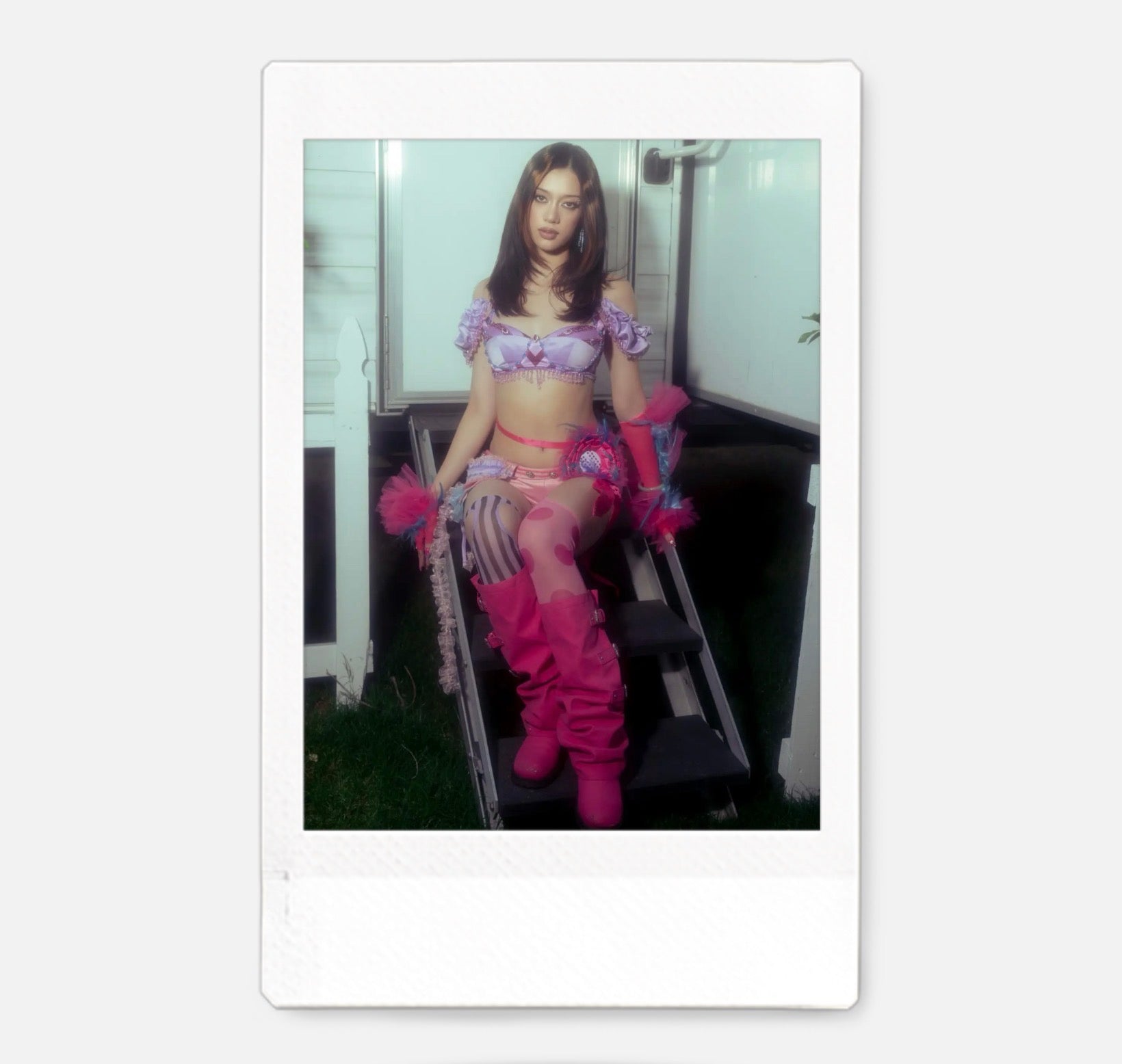 KATSEYE Megan Polaroid/Photocard