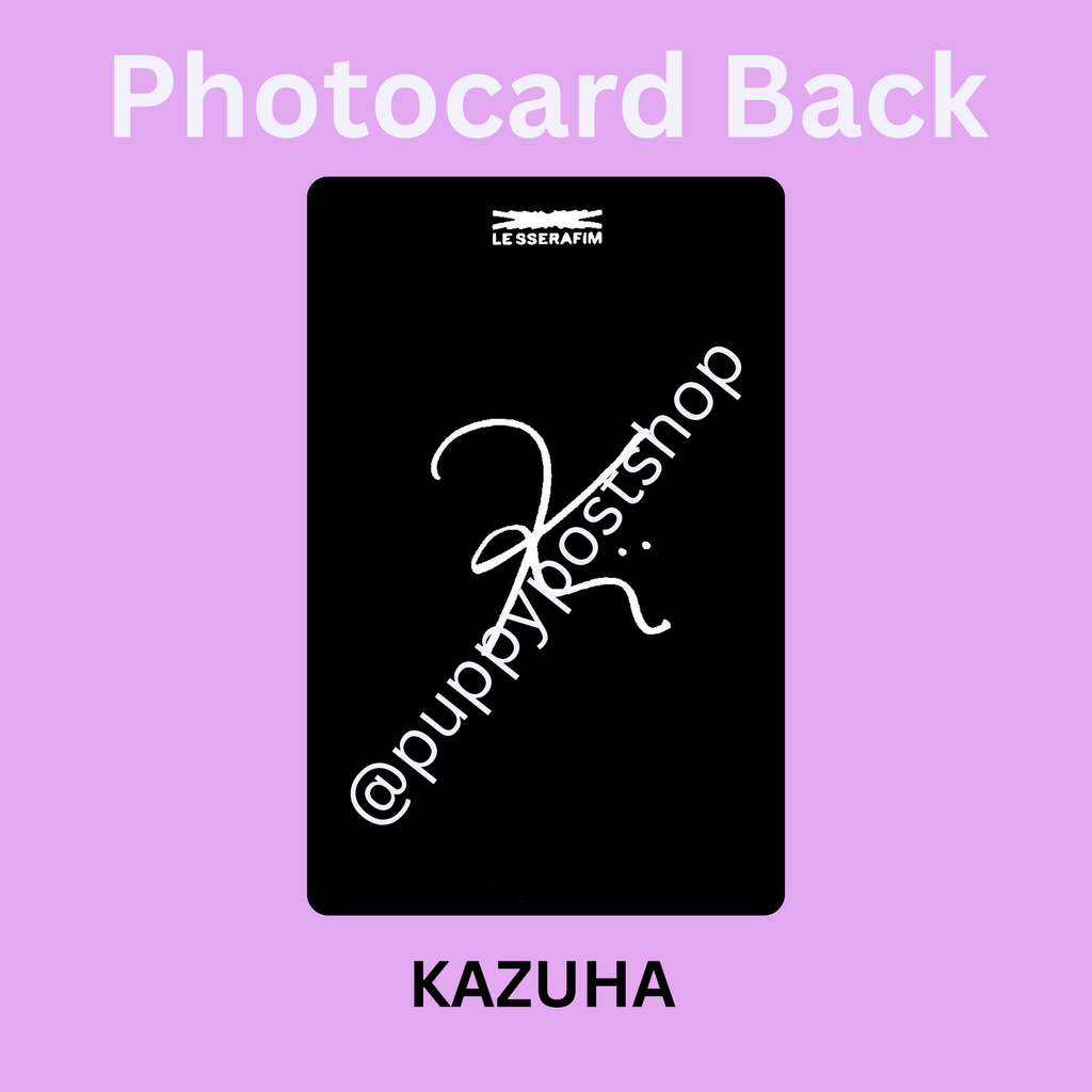 Le Sserafim Polaroid/Photocard