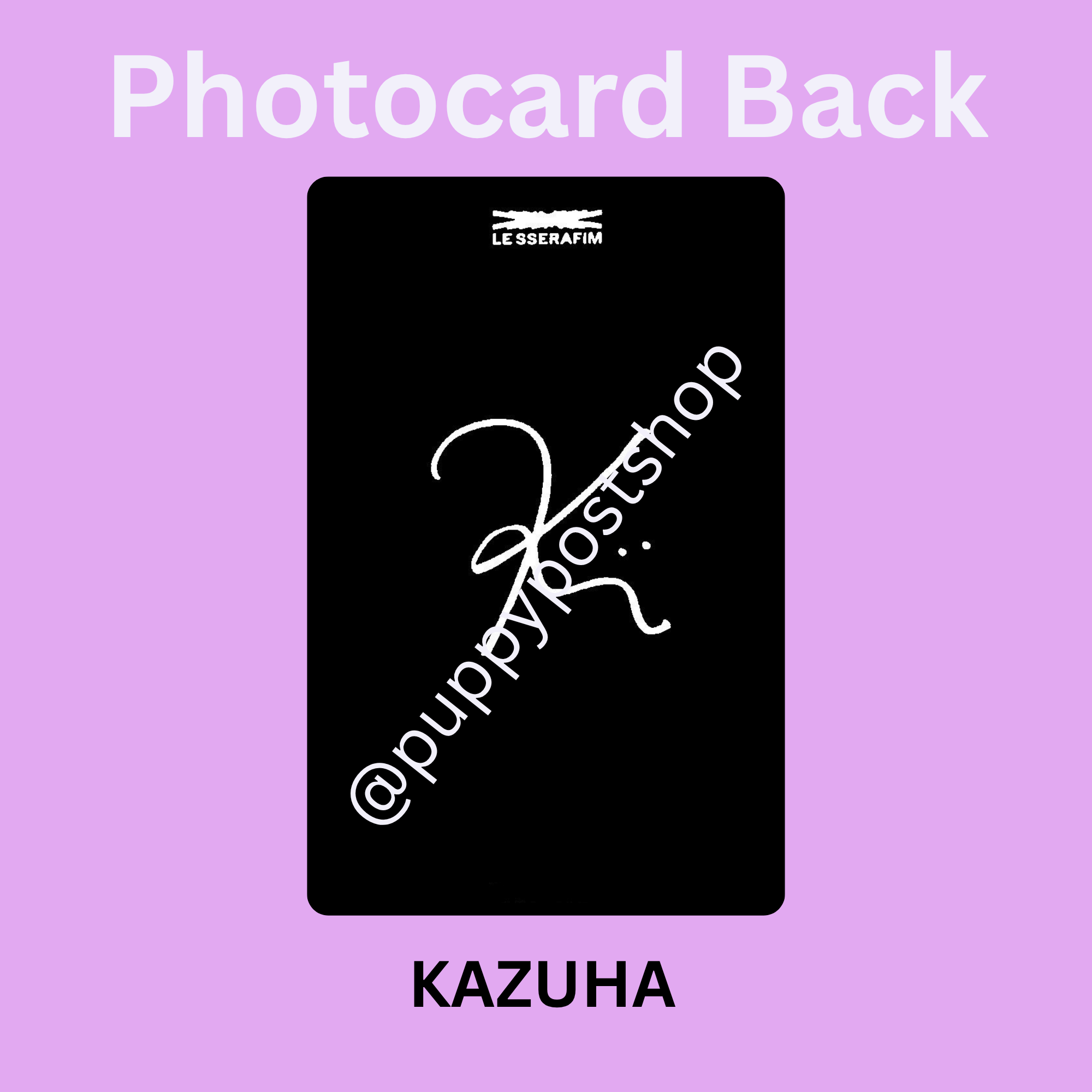 Le Sserafim Polaroid/Photocard