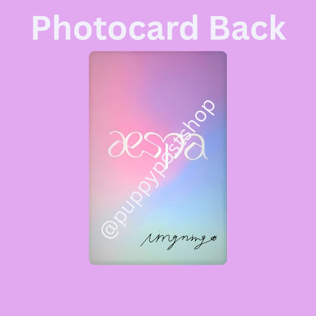 AESPA Polaroid/Photocard