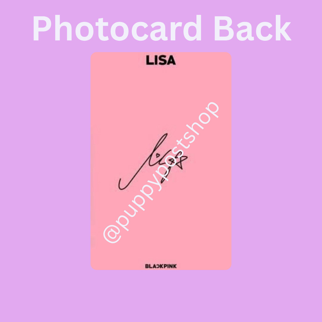 BLACKPINK Polaroid/Photocard