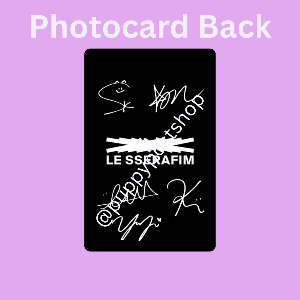 Le Sserafim Polaroid/Photocard