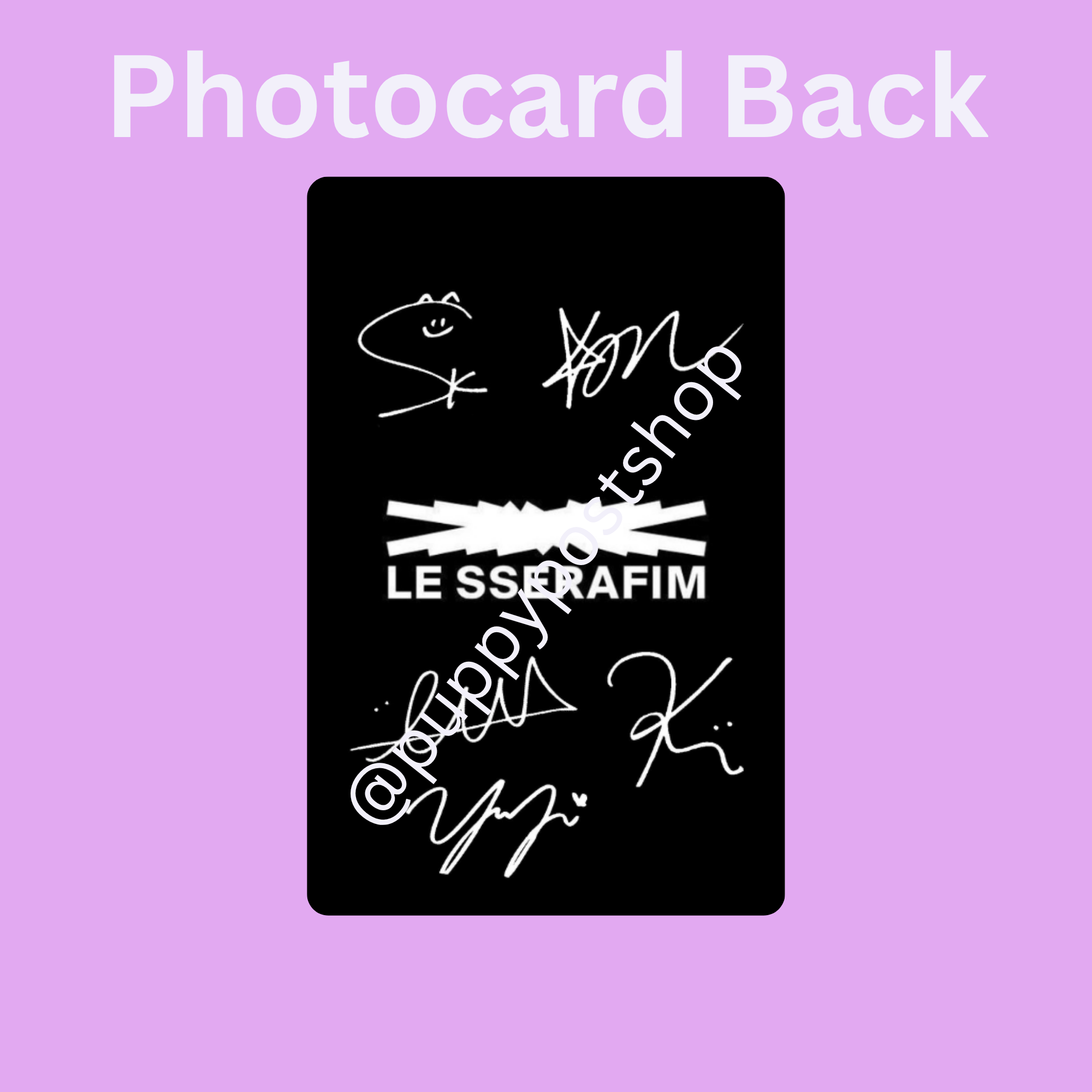Le Sserafim Polaroid/Photocard