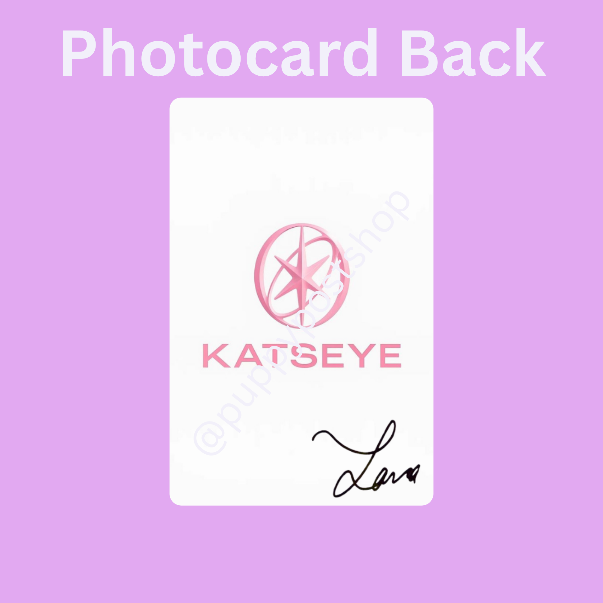 KATSEYE Lara Polaroid/Photocard