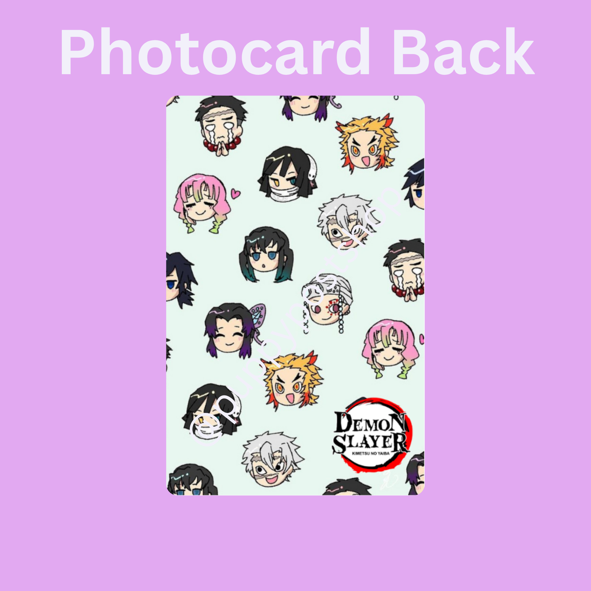 Demon Slayer Mitsuri x Obanai Polaroid/Photocard