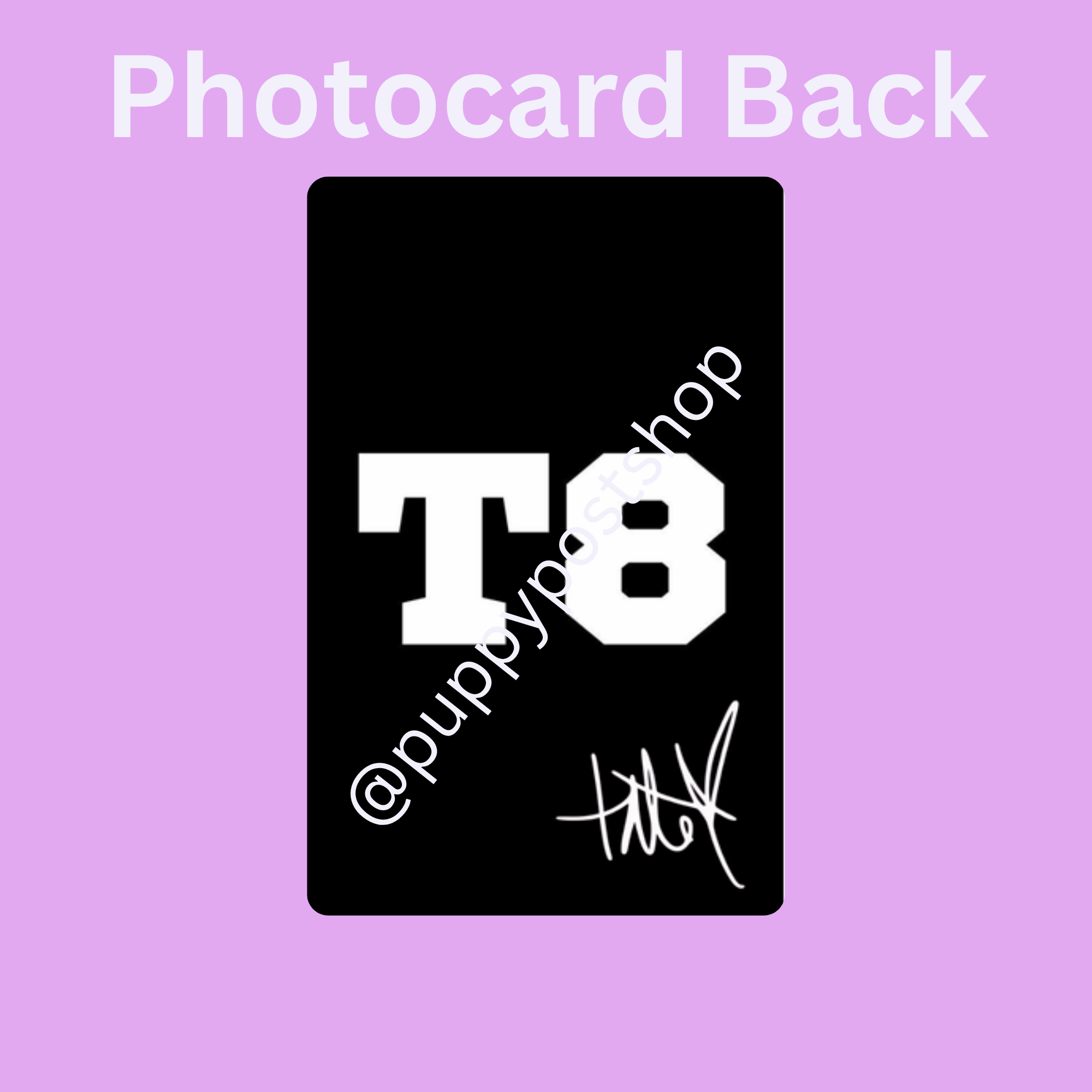 Tate McRae Polaroid/Photocard