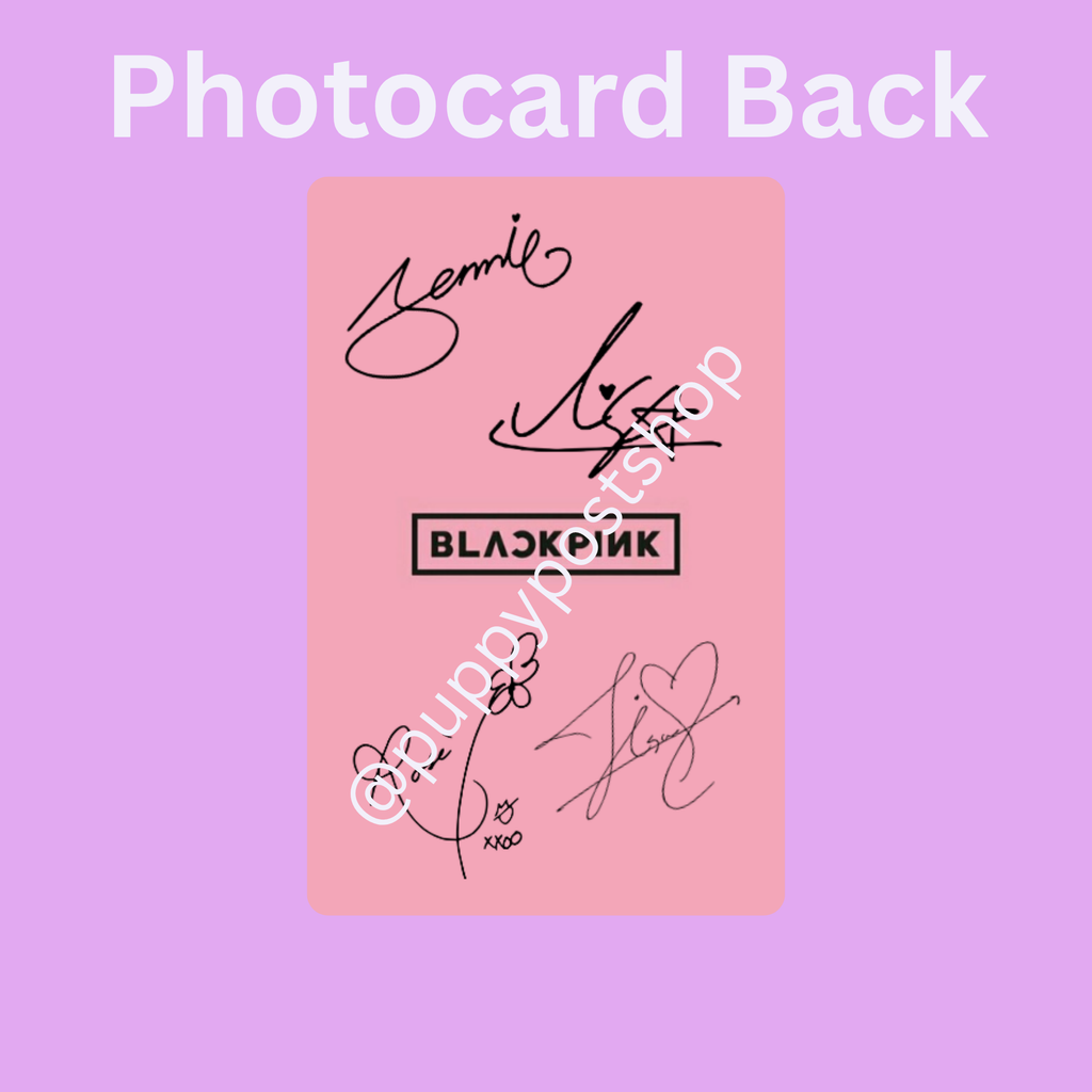 BLACKPINK Polaroid/Photocard
