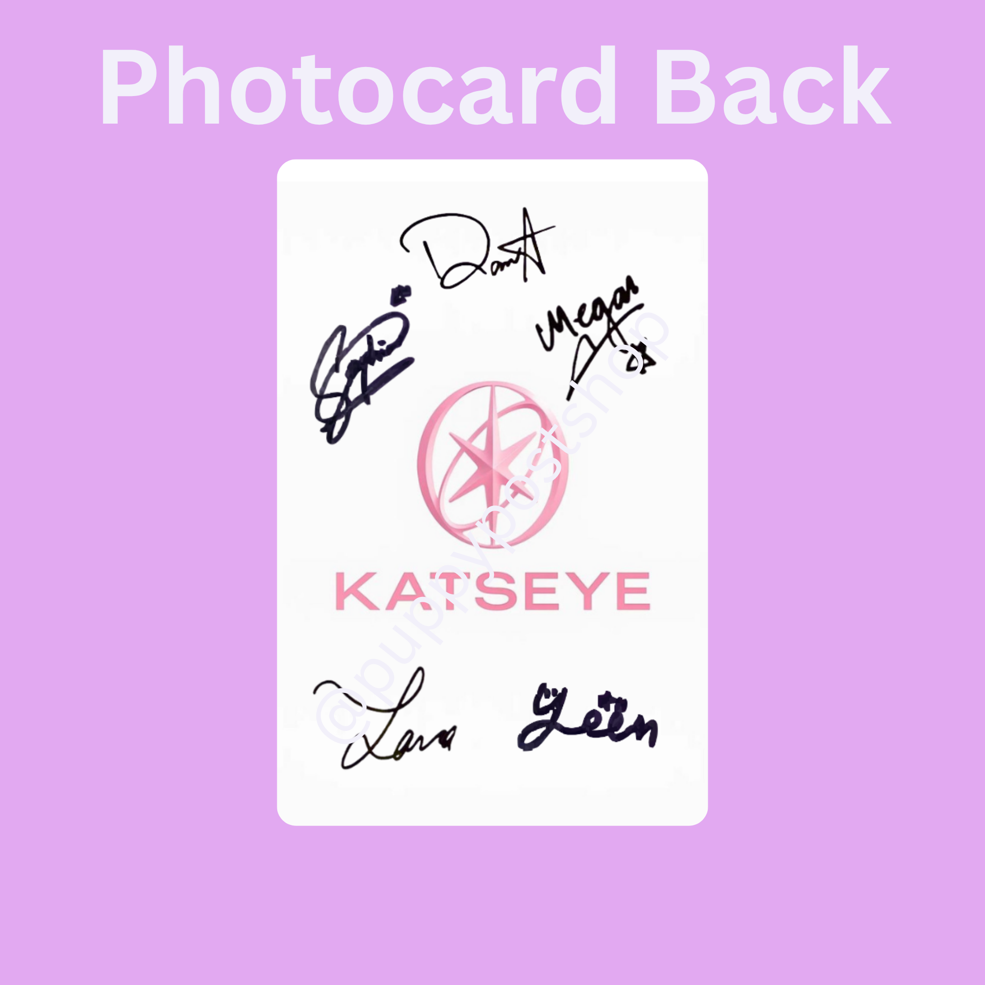 KATSEYE Polaroid/Photocard