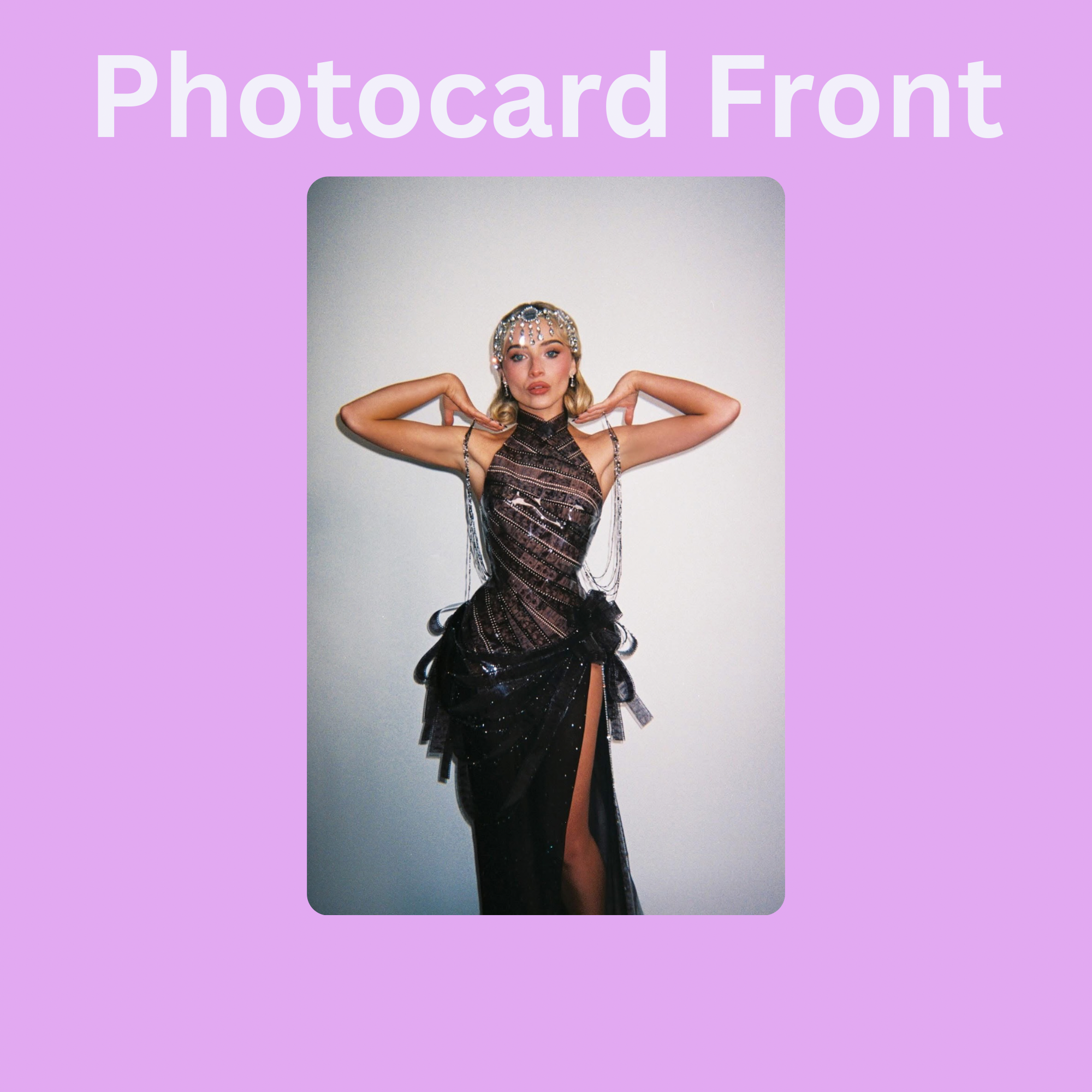 Sabrina Carpenter Polaroid/Photocard