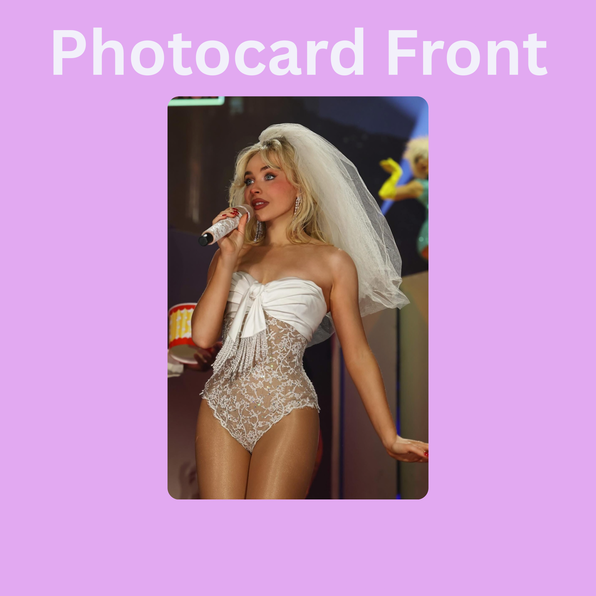 Sabrina Carpenter Polaroid/Photocard