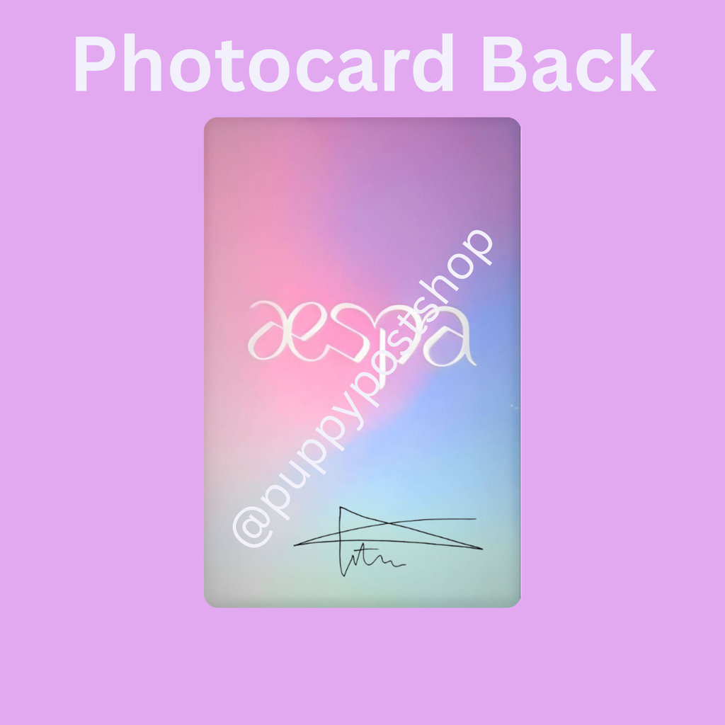 AESPA Winter Polaroid/Photocard