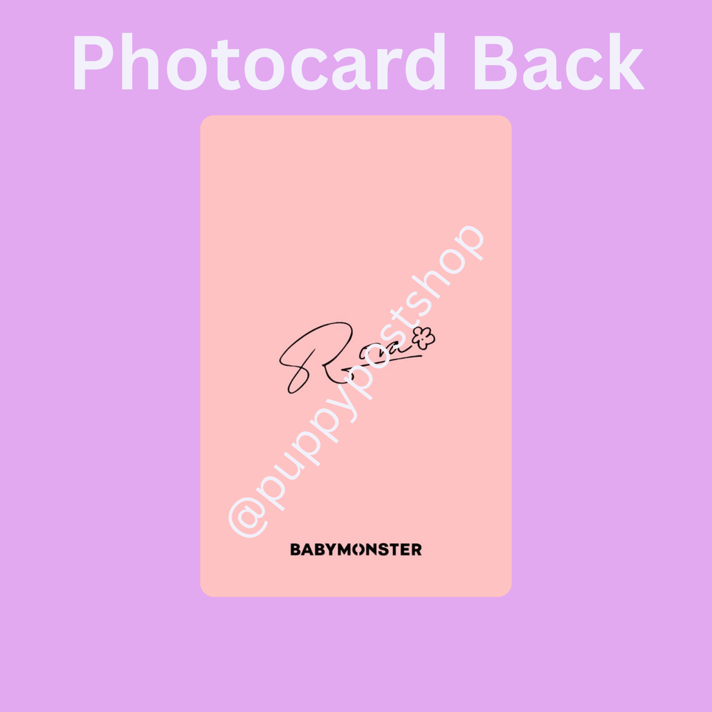 BABYMONSTER Polaroid/Photocard