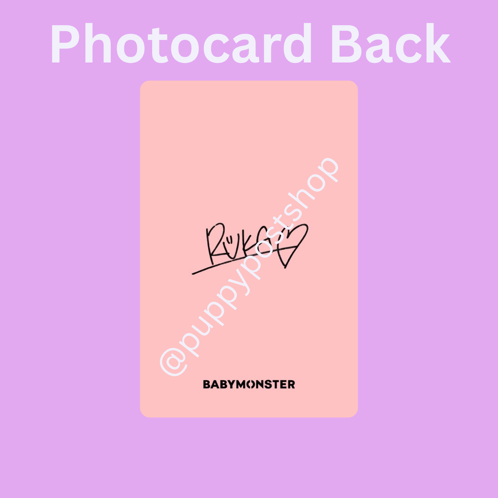 BABYMONSTER Polaroid/Photocard