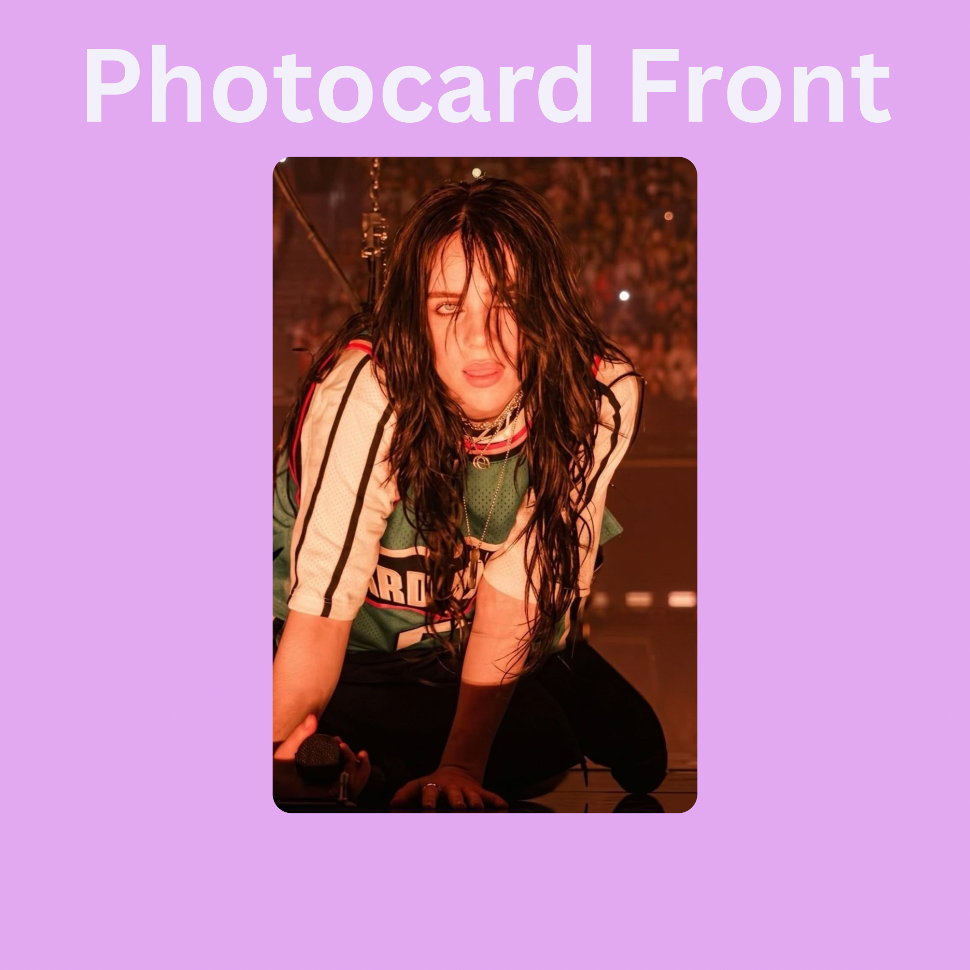 Billie Eilish Polaroid/Photocard