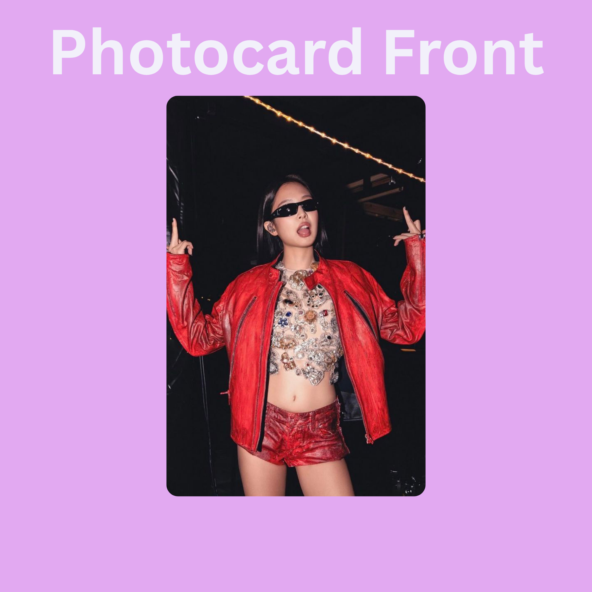BLACKPINK Jennie Polaroid/Photocard