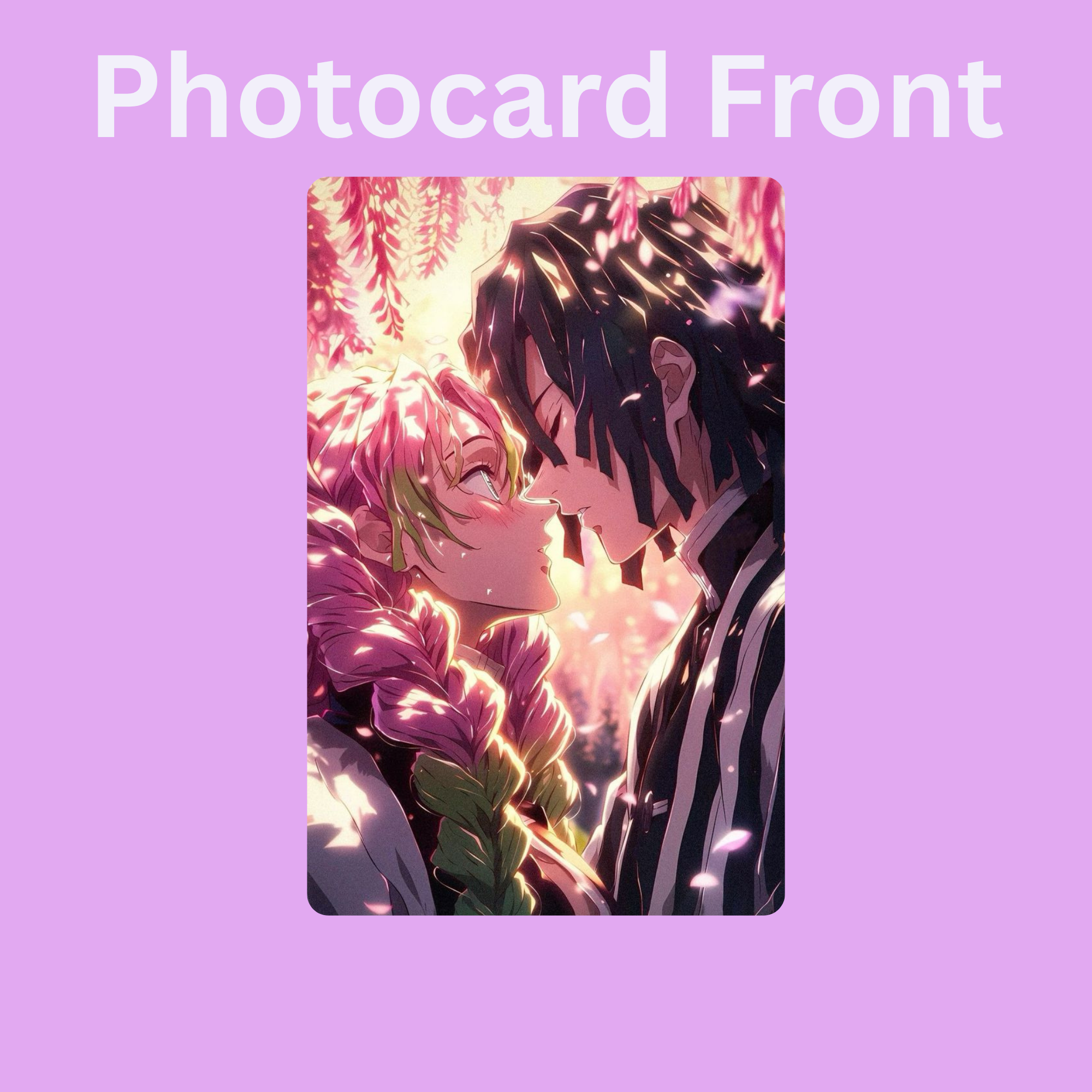 Demon Slayer Mitsuri x Obanai Polaroid/Photocard