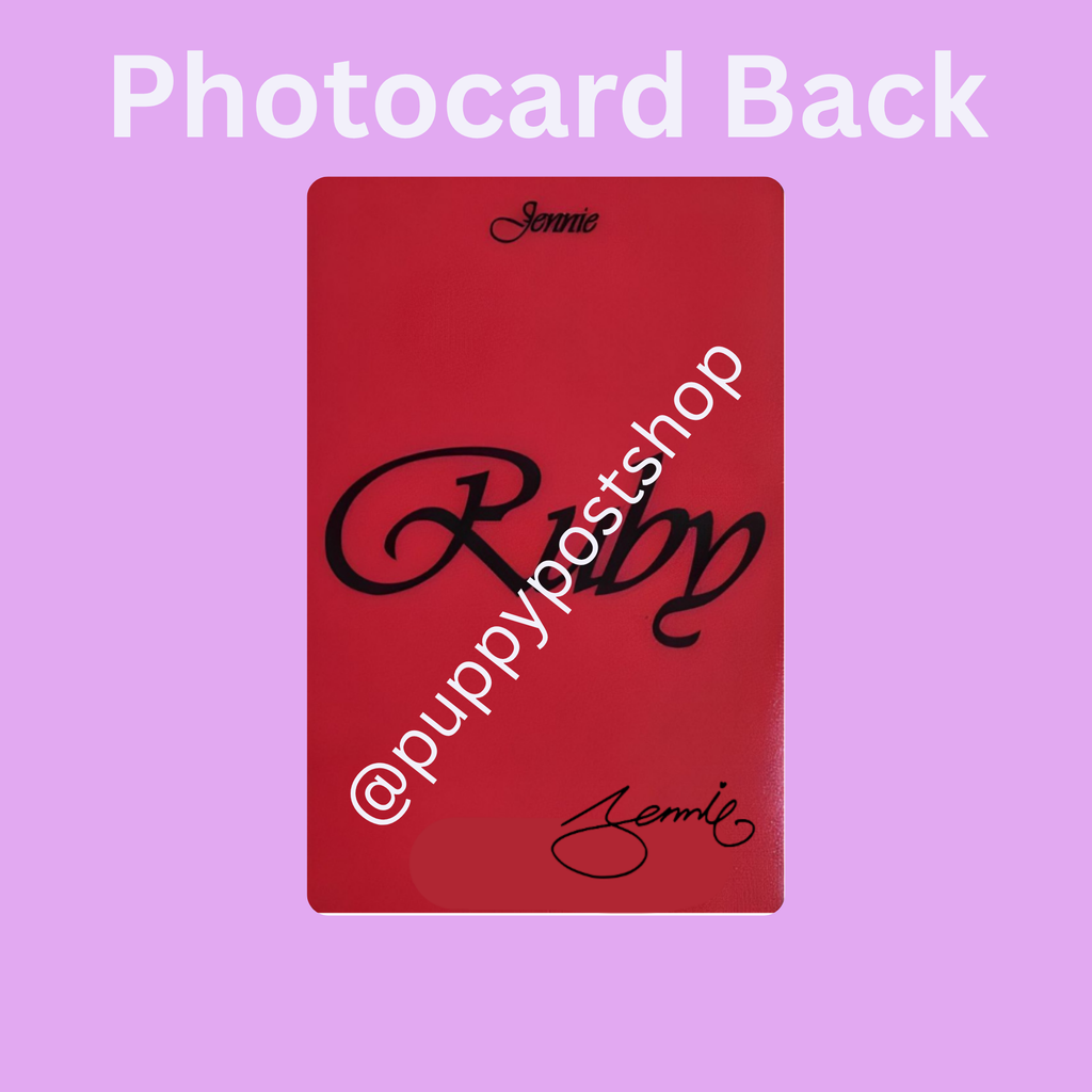 BLACKPINK Jennie Polaroid/Photocard