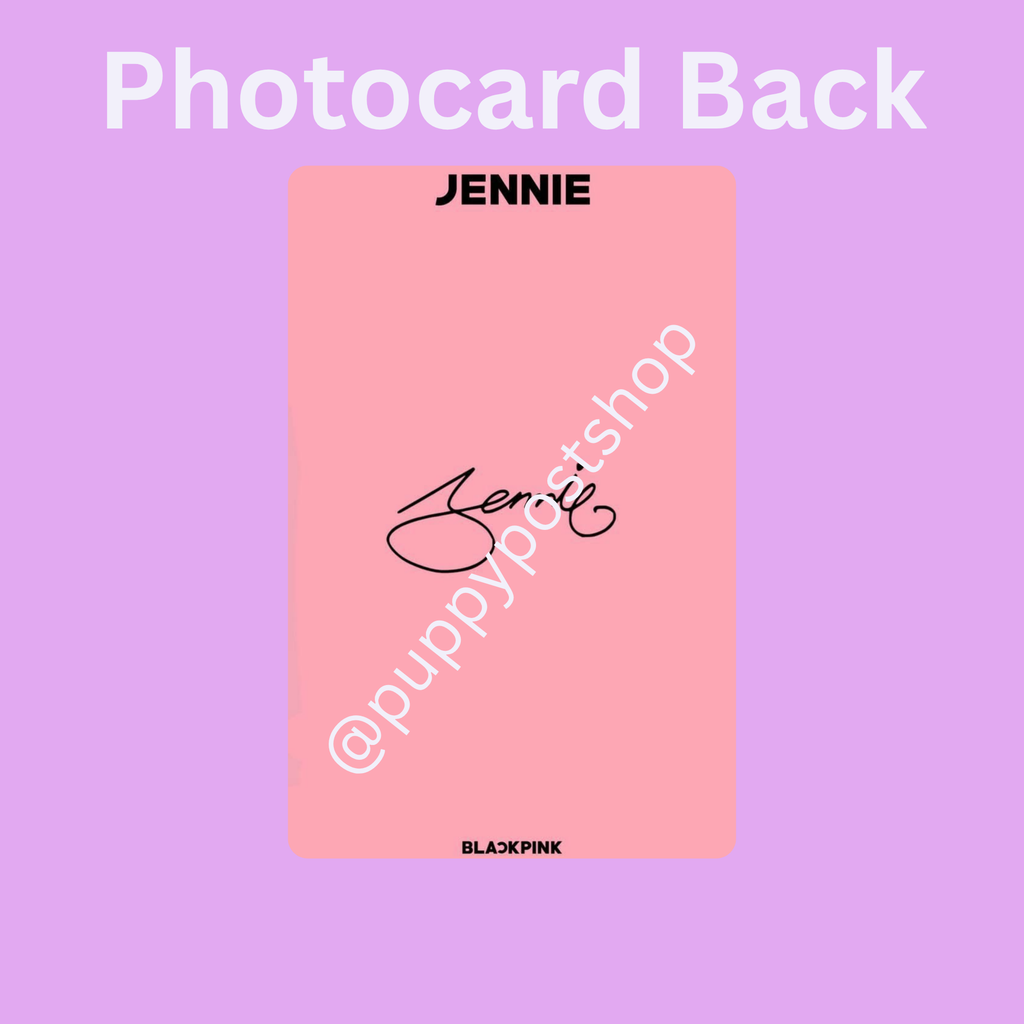 BLACKPINK Jennie Polaroid/Photocard