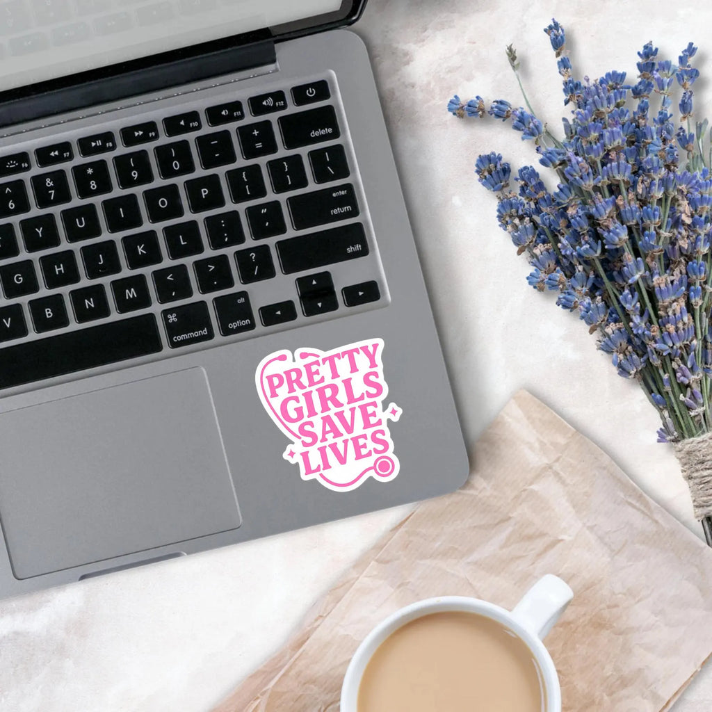 Pretty Girls Save Lives Sticker