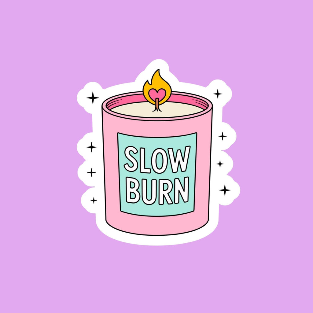 Slow Burn Candle Sticker