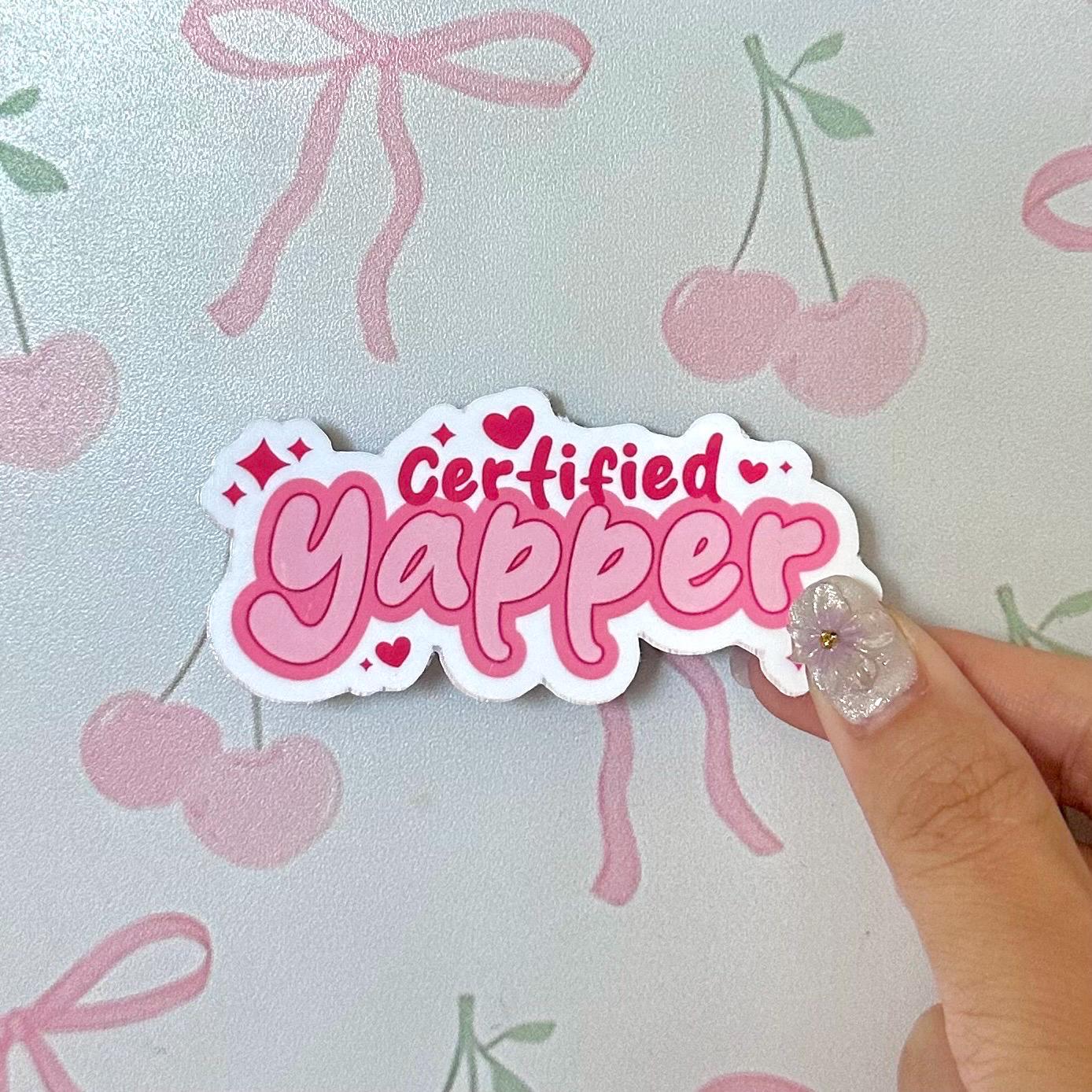 Certified Yapper Sticker