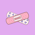 Books Bandage Sticker