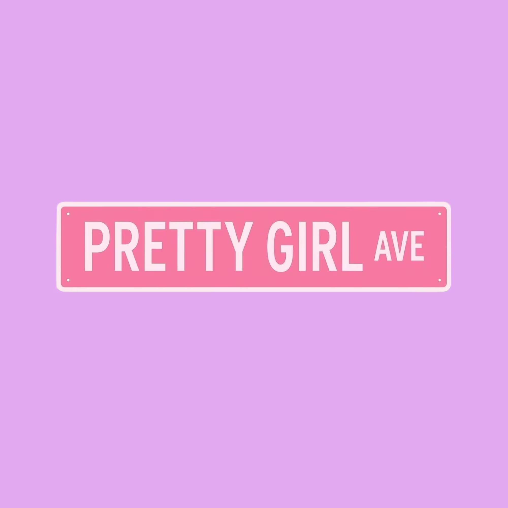 Pretty Girl Ave Sticker