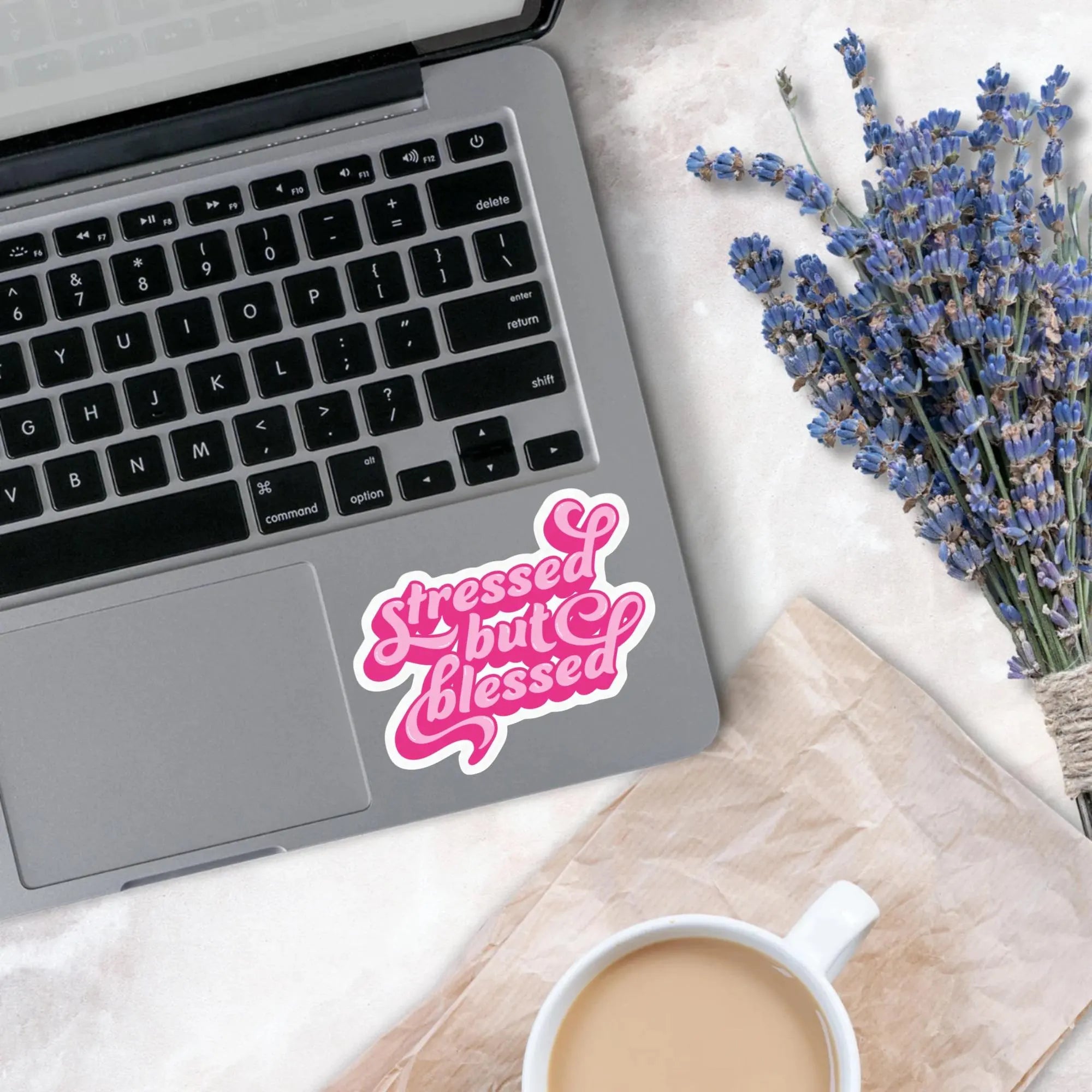 Stressed But Blessed Sticker