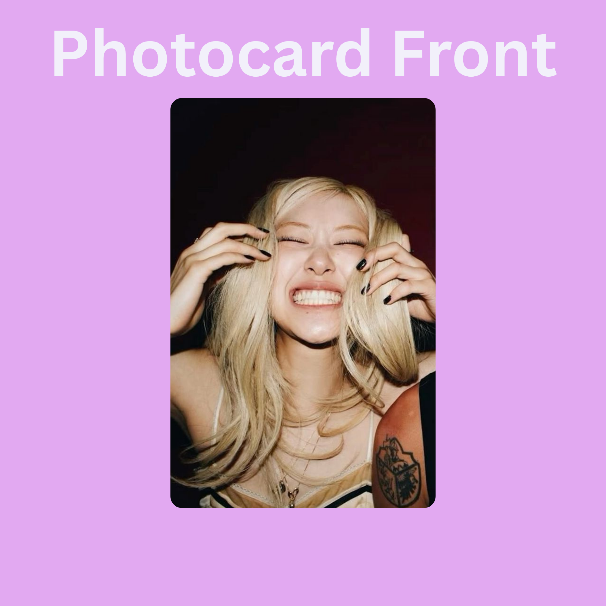 BLACKPINK Rosé Polaroid/Photocard