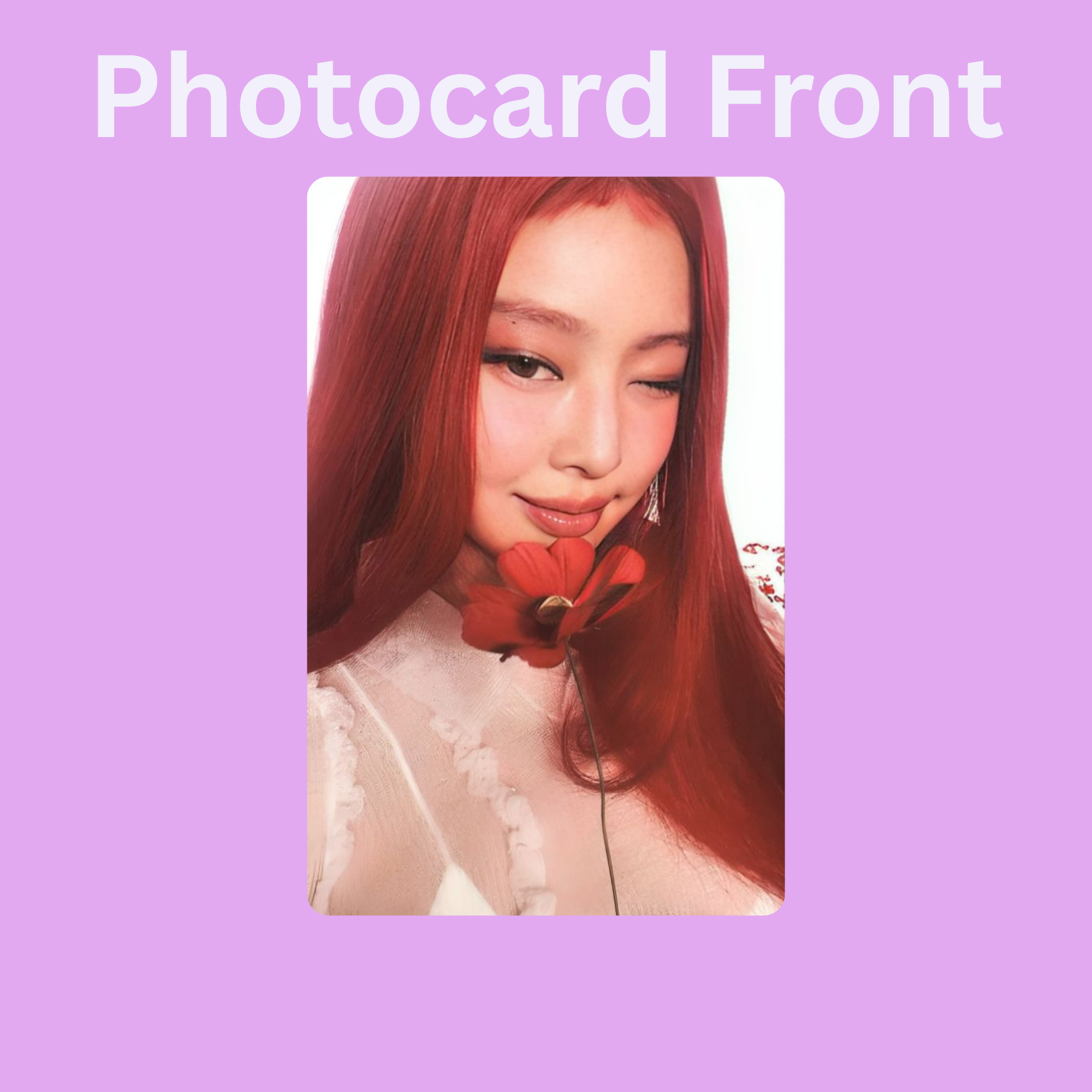 BLACKPINK Jennie Polaroid/Photocard
